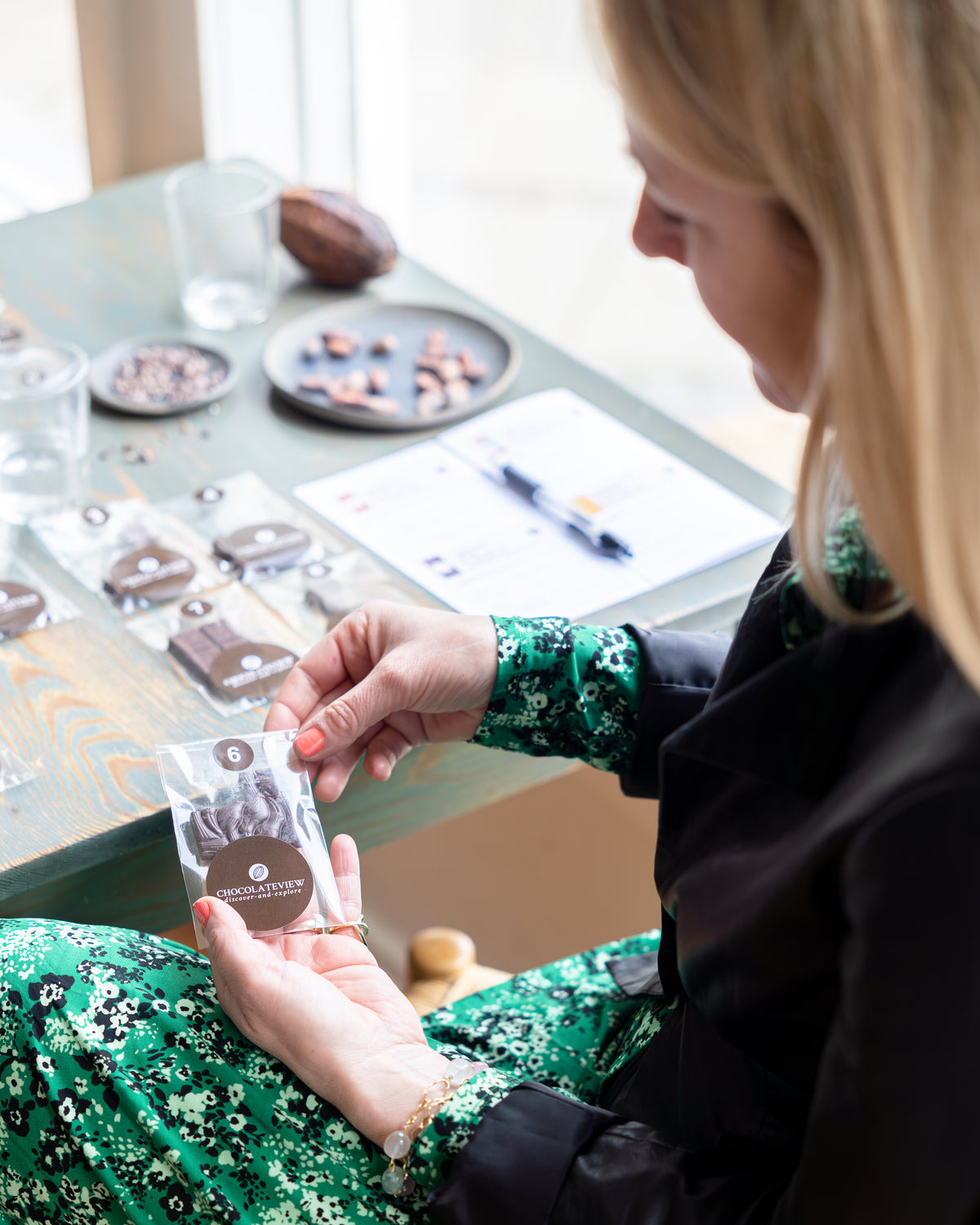 Chokoladesmagning og Foredrag