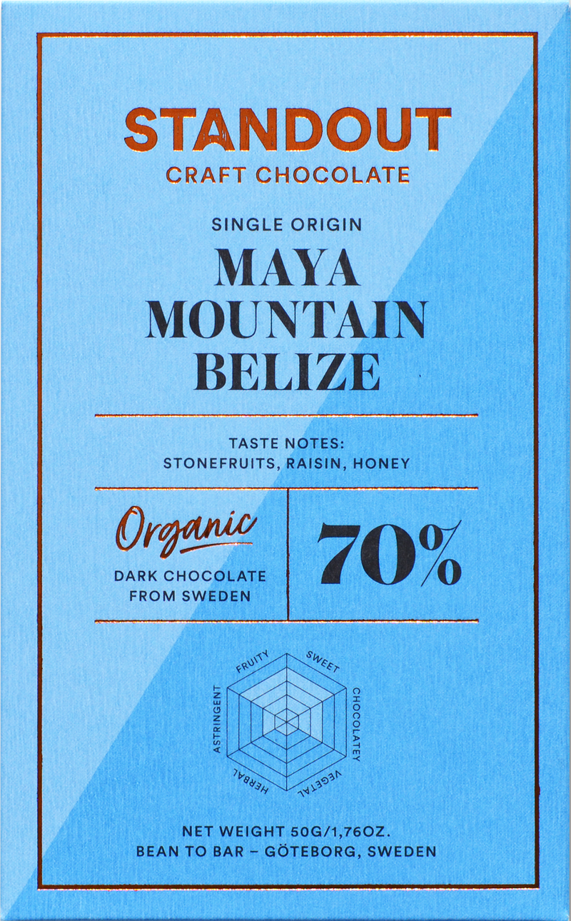 Standout Chocolate Maya Mountain Belize 70%