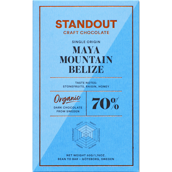 Standout Chocolate Maya Mountain Belize 70%